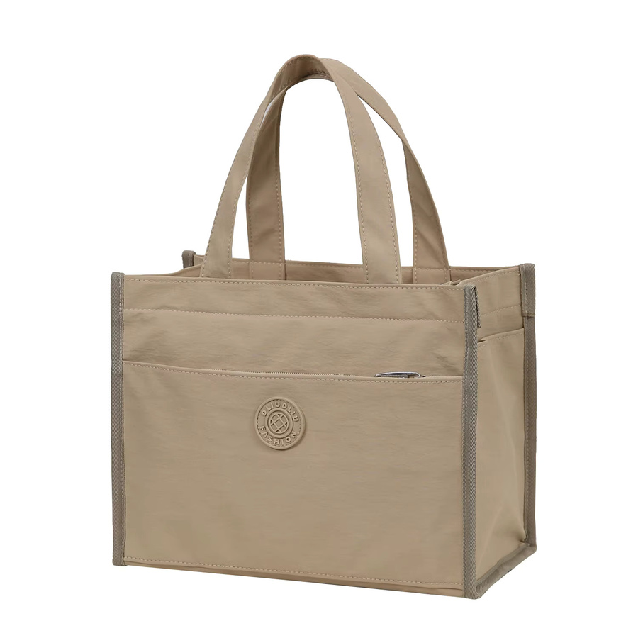 DLIU Lunchbox-Aufbewahrungstasche mit Aluminiumfolien-Innenfutter in Schwarz oder Beige - Bild 2