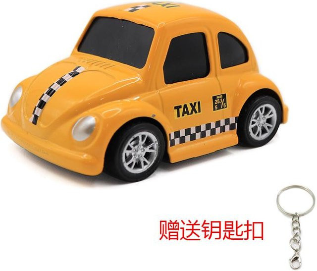Schlüsselanhänger Taxi, Legierung, schwarz, Kinder - Bild 1