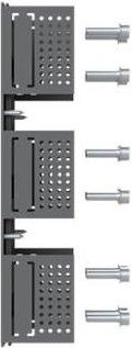 ABB KIT HR FP XT6 Leistungsschalterzubehör, 3 Stück, Grau - Bild 1
