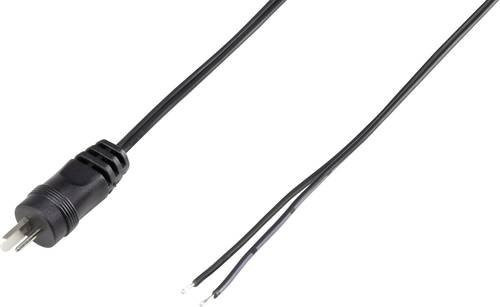 VOLTCRAFT Lautsprecher-Steckverbinder Stecker gerade Polzahl 2 Schwarz - Bild 1