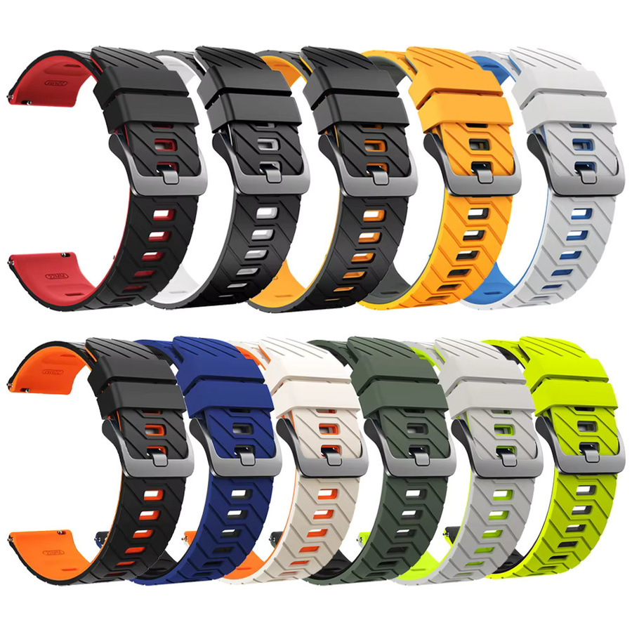 Xiaomi Uhrenarmband Silikon, 22 mm, Schwarz - Bild 5