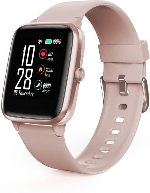 Hama Smartwatch mit GPS, Herzfrequenzmessung und Schrittzähler in Roségold - Bild 1