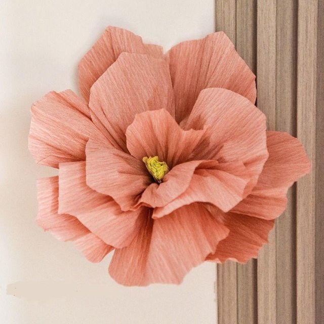 HomeHarmony Dreidimensionale Papierblumen-Dekoration in Pink für Hochzeit und Wandgestaltung - Bild 1