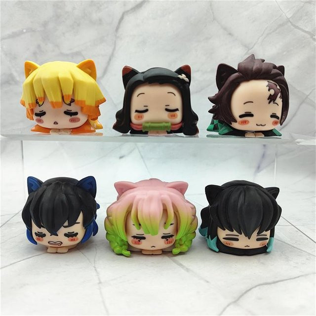 Yiran toy 1 Demon Slayer Mini-Figur, 6-teiliges Set, ab 14 Jahren - Bild 1
