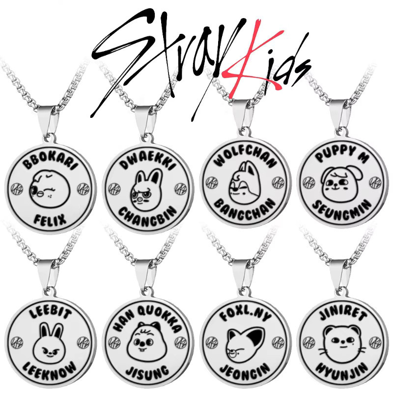 SKZOO Halskette, Edelstahl, Silber, Unisex - Bild 1