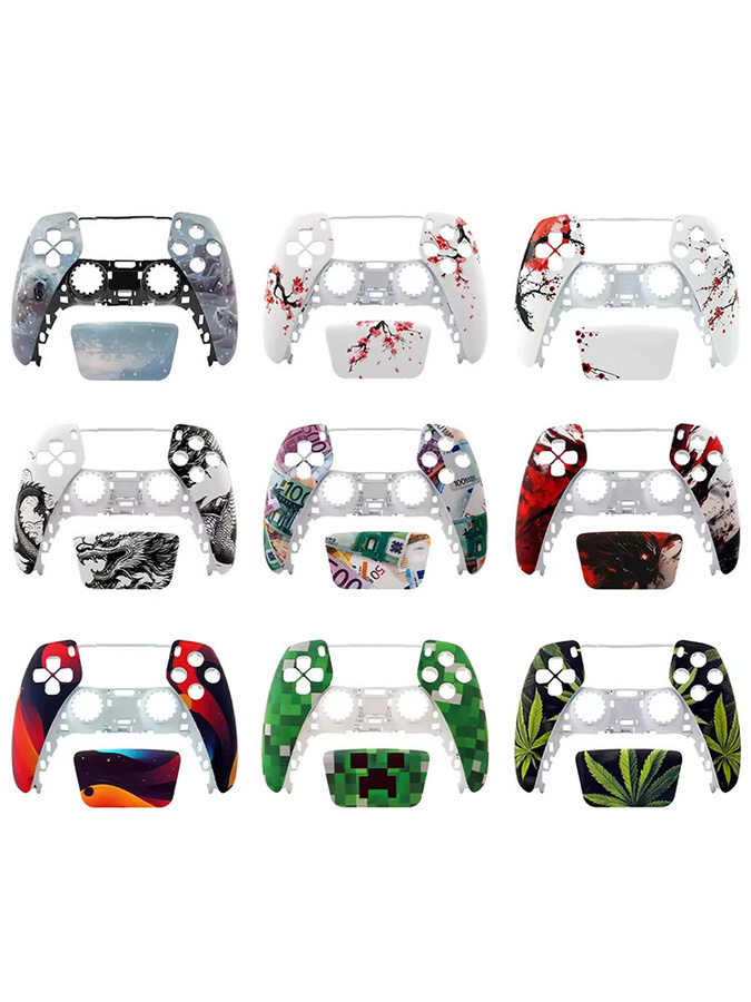 inRobert Limited Edition Pfirsichblüten Shell Cover für PS5 Controller und Konsole, Multicolour - Bild 2