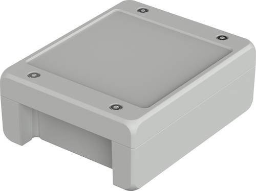 Bopla Bocube Industrie-Gehäuse aus Aluminium in Lichtgrau RAL 7035 B/T/H: 159 x 128 x 60 mm - Bild 1