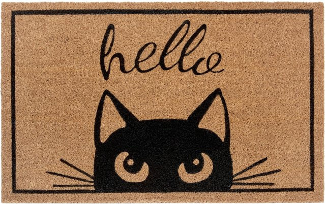 NYVI Fußmatte Cats in Hello Cat, wetterfest und rutschfest, B/B/H: 70 x 45 cm - Bild 1