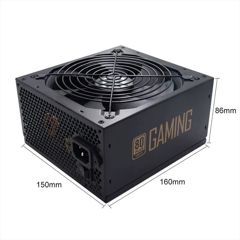 T.F.SKYWINDINTL Gaming-Netzteil 750 W, 80 Plus Gold, ATX PC-Netzteil, vollständig modular, Schwarz - Bild 4