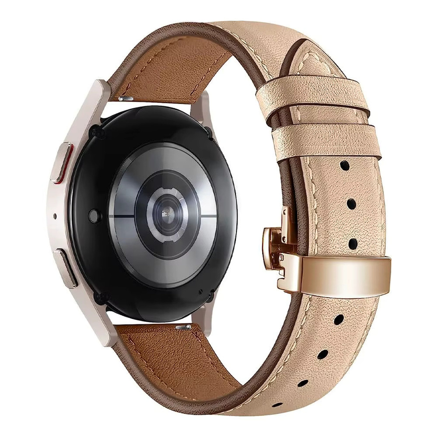 KILPILLS Uhrenarmband Leder, Gold, Unisex - Bild 2