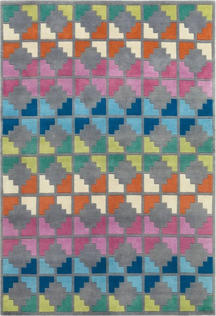 Arte Espina Kurzflorteppich Cristal 8019 mehrfarbig B/L: 120 x 180 cm und 200 x 300 cm - Bild 1