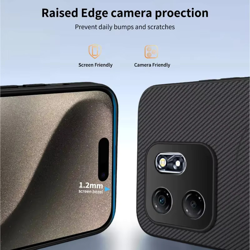 Luxus Business Schutzhülle mit Carbon-Faser-Muster für OPPO Reno 15 Pro, Magnetische Ladung, Anti-Drop Stoßfest, Blau und Schwarz - Bild 4