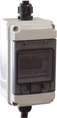 Counttec EC616C Mobiler digitaler Stromzähler 16A MID-konform in Grau - Bild 1