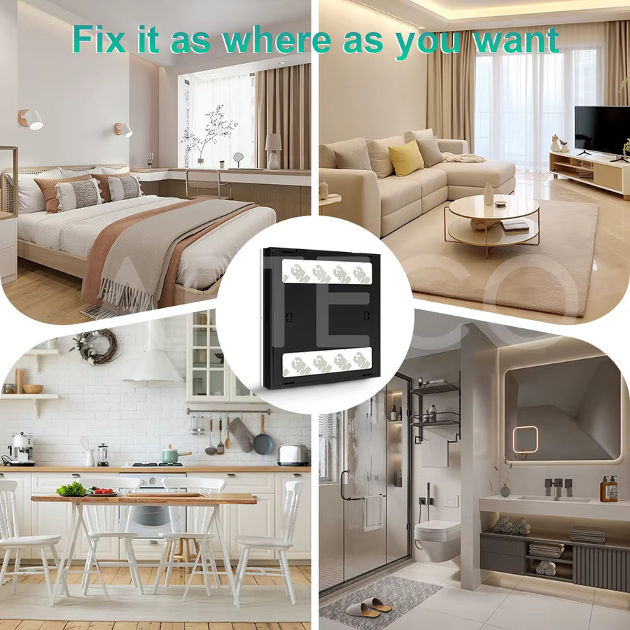 Arteco Tuya Zigbee Drahtloser Szenen-Schalter Push Button Controller zur Smart Home Automatisierung in Weiß - Bild 4