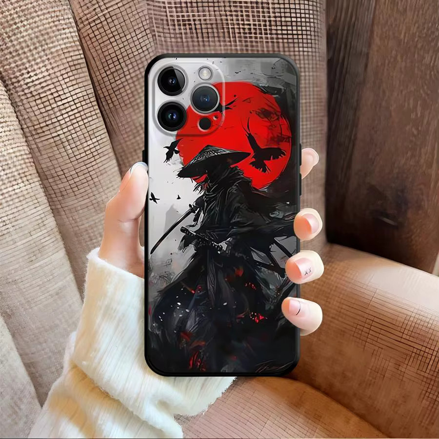 Handyhülle Sunset Warrior für iPhone Modelle in Multicolour mit weicher Rückseite - Bild 4