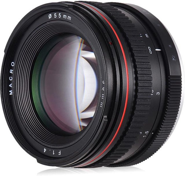 Igeteck Standardobjektiv 50 mm f/1,4 USM für Nikon F in Schwarz - Bild 1