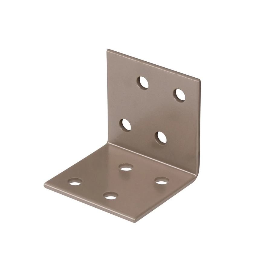 GAH Alberts Duravis Winkelverbinder aus Stahl in Perlbeige, Duplexbeschichtet, B/T/H: 4 x 4 x 4 cm - Bild 2