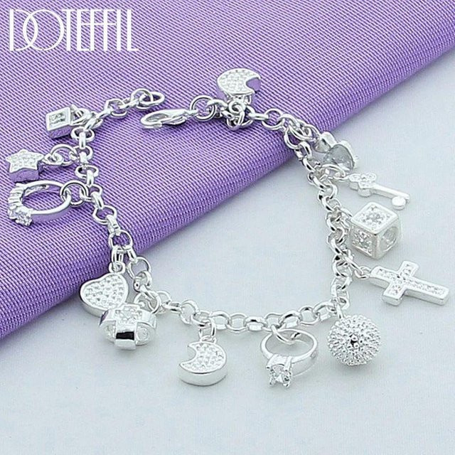 DOTEFFIL Armband, 925 Silber, Zirkonia, Unisex - Bild 1