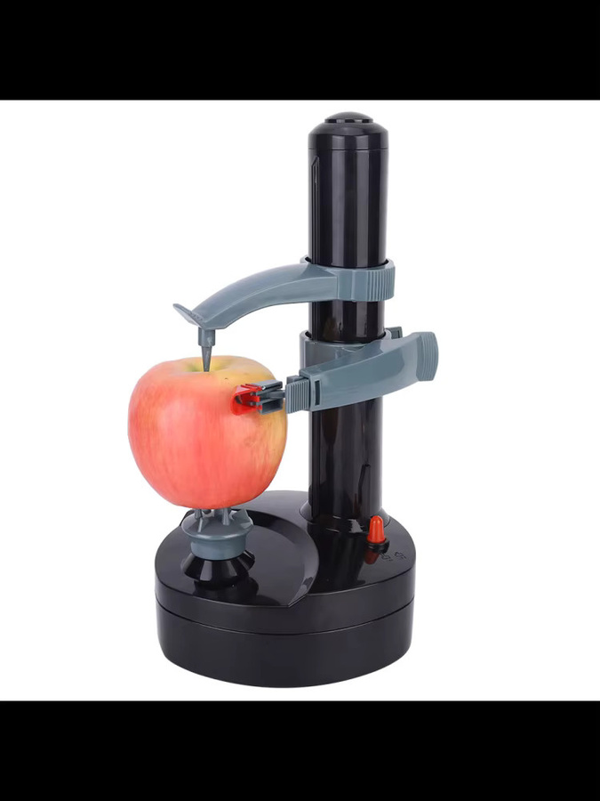 Fdit Elektrisches Obst- und Kartoffelschälgerät in Schwarz aus Kunststoff - Bild 5