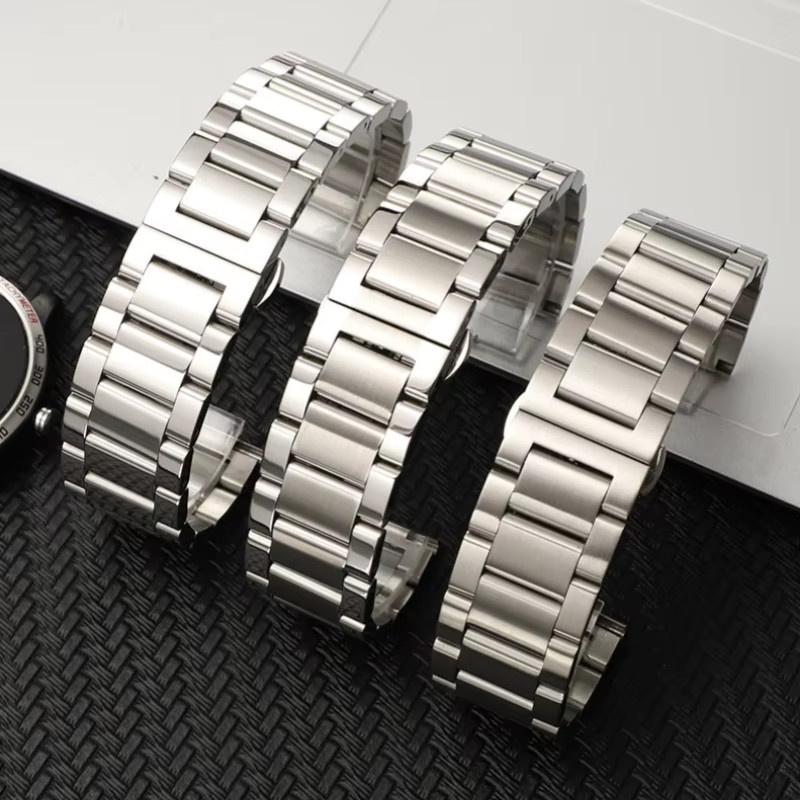Zhangeer Uhrenarmband Edelstahl, Silber, Unisex - Bild 4
