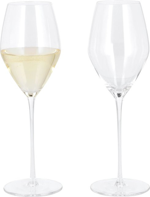SILVERCREST Premium-Weißweinglas transparent - Bild 1