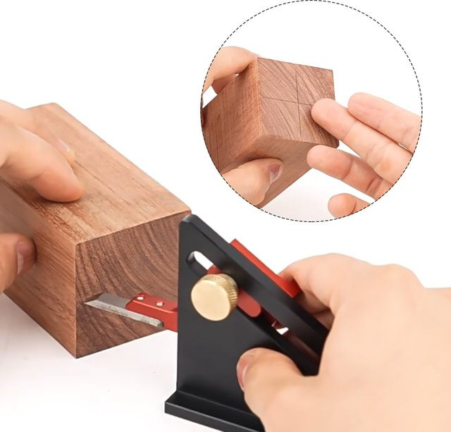 FNICEL Center Finder Scriber aus Aluminiumlegierung für die Holzbearbeitung und Zimmerei - Bild 1