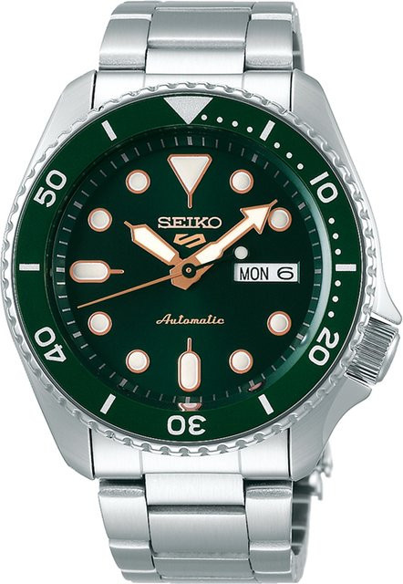 Seiko Armbanduhr Automatik, Edelstahl, Grün, 43 mm, Herren - Bild 1