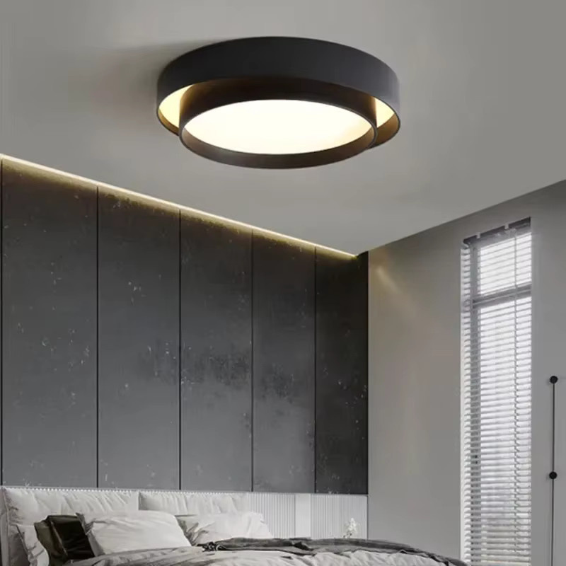 ZIMULONG Nordische LED Deckenleuchte im skandinavischen Design für Wohnzimmer, Esszimmer oder Schlafzimmer in Weiß, Schwarz oder Grau - Bild 3