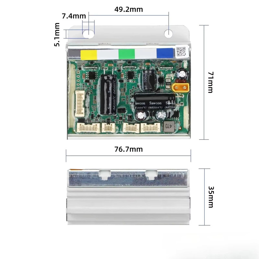 Xiaomi 5Plus Elektroroller Original Controller Motherboard ECU Motor Bedienfeld Platine Zubehör - Bild 2