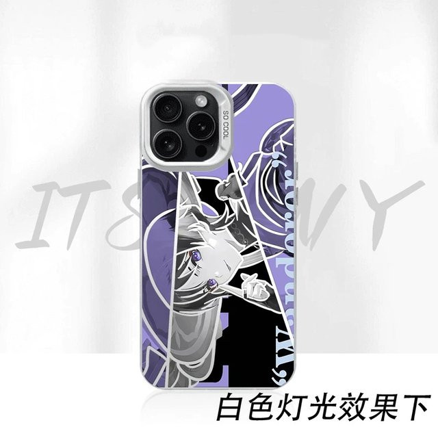 Anime Wanderer Rover Handyhülle für iPhone 17 16 15 14 13 12 11 Pro Max Plus Air Mini mit Genshin Impact Cartoon Design von TOEI ANIMATION - Bild 1