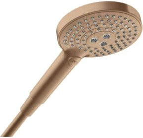 Hansgrohe Axor Handbrause EcoSmart mit 3 Strahlarten in Rosegold, Durchmesser: 12 cm - Bild 1