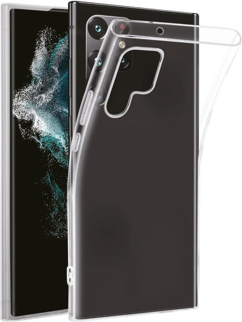 Vivanco Super Slim Cover transparente Handyhülle für Galaxy S22 Ultra - Bild 1