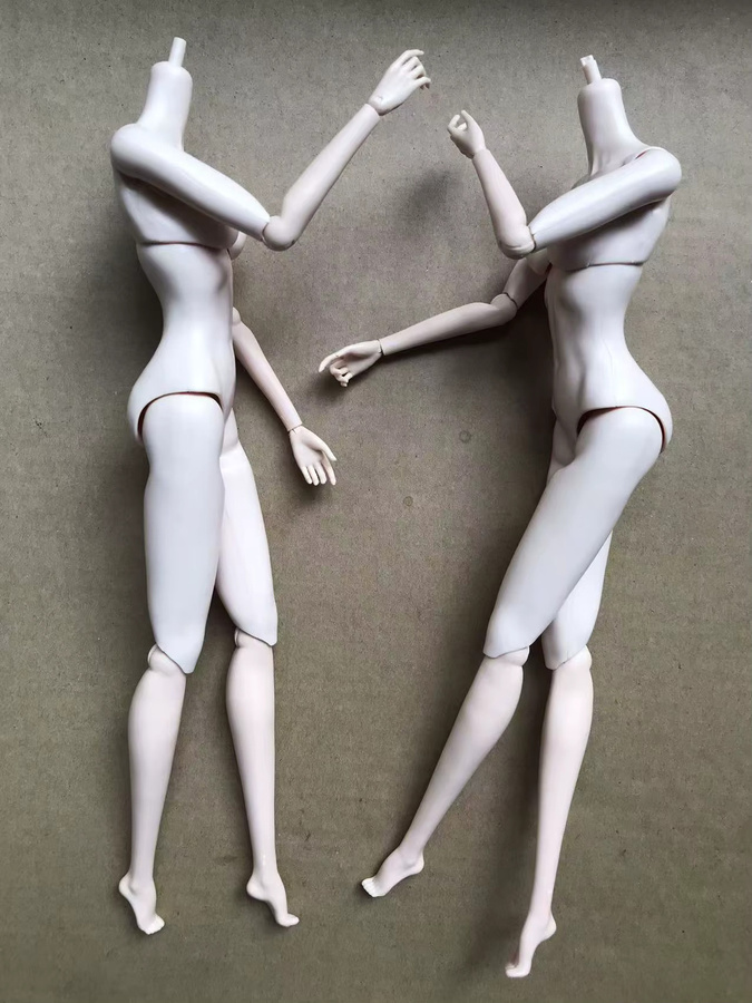 MENGF Puppenkörper, 1/6 Puppenfiguren, Weiß, Kunststoff - Bild 2