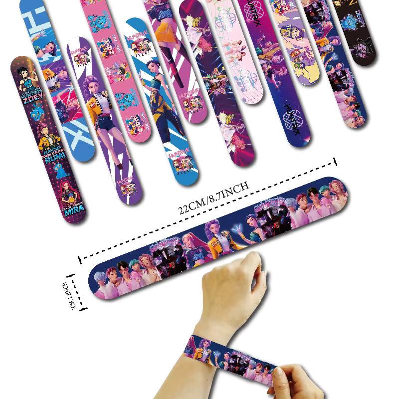 Bandai Anime-Mädchen Schnapparmbänder, Bunt / Mehrfarbig, Kunststoff - Bild 2
