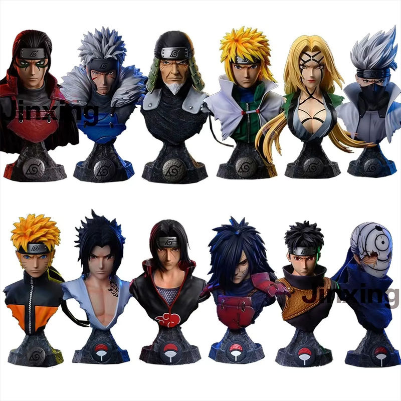 Bandai Naruto Anime Figuren Set aus Kunststoff, mehrfarbig, Dekoration, Höhe: 10-14 cm - Bild 2