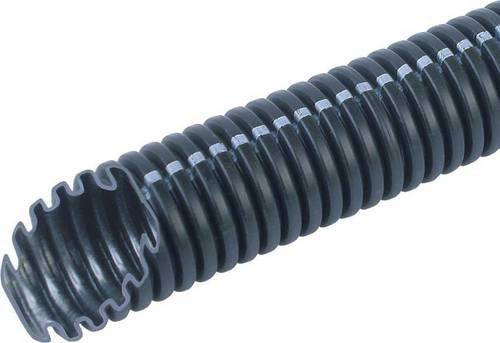Fränkische Rohrwerke Kunststoff-Wellrohr leicht Schwarz 40 x 31,5 mm - Bild 1