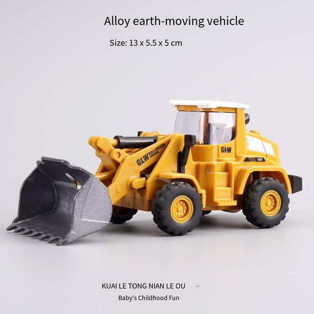 Linyi toy car Mini Ingenieur-Druckguss-Autos Set, Baufahrzeuge, ab 3 Jahren - Bild 1