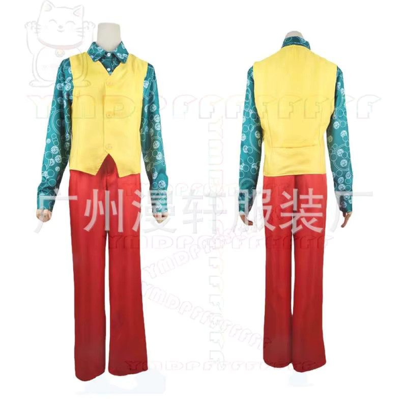 Phoenix DC Joker Clown Cosplay Anzug, Kostüm Set, Plüsch / Textil, Bunt / Mehrfarbig - Bild 2