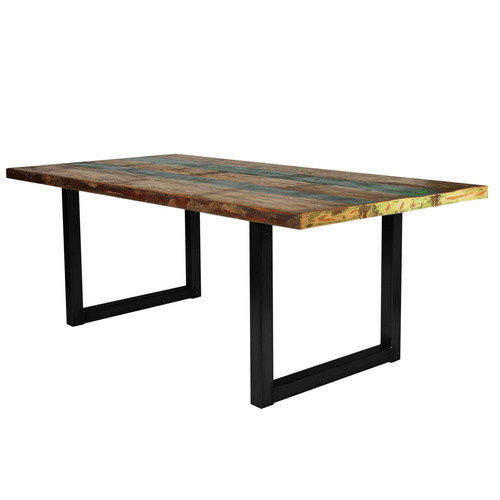 SIT Tisch TABLES & CO aus Holz und Metall in Schwarz, H: 76,5 cm, B: 100 cm, T: 71 cm - Bild 3