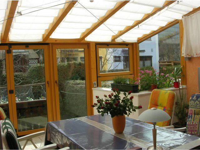 Floracord Vierecksonnensegel aus Polyester, Weiß, B: 220 cm, H: 61 cm - Bild 1