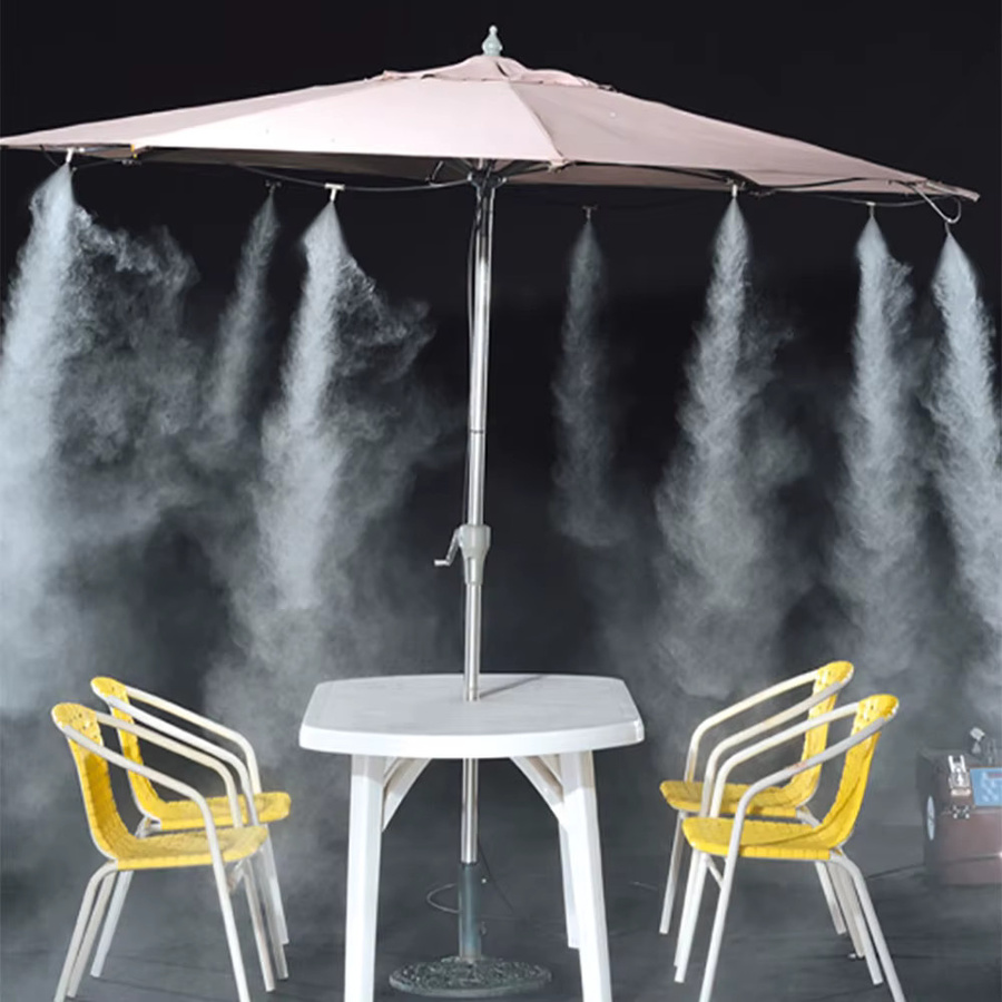 Pengliu Wasser Nebel Sprayer System für Garten und Outdoor in Weiß - Bild 1