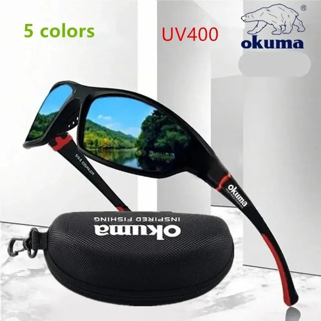 Okuma Sportsonnenbrille, Vollrand, Kunststoff, red, black, Unisex - Bild 1