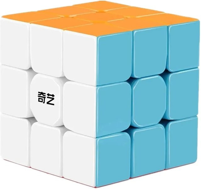 QiYi Speedcube Warrior S 3x3 Zauberwürfel, Stickerless, Professionelles 3x3 Geschwindigkeitspuzzle - Bild 1