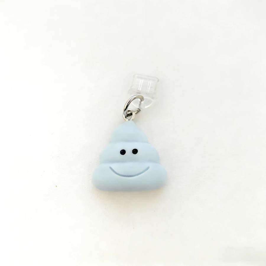 Lustiger Handy-Staubschutz in Po-Form mit Smiley-Gesicht für iPhone und USB-C Typ-C - Bild 3