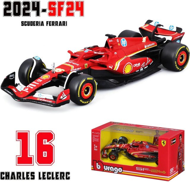 Bburago Red Bull Racing F1 Rb20, Druckgussmodell, 1:43, ab 14 Jahre - Bild 1