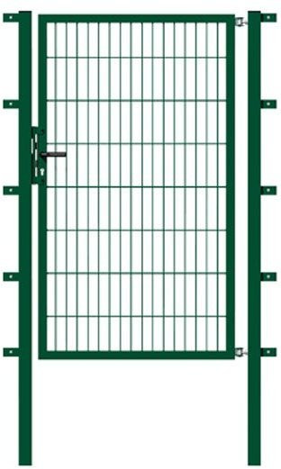 ALBERTS Einzeltor für Doppelstabmattenzäune in Grün, Höhe: 160 cm, Breite: 100 cm - Bild 1