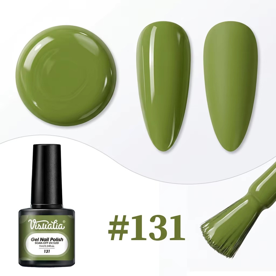 Visuatia Nagel-Gel-Lack, Glänzend, 7 ml, Damen - Bild 2