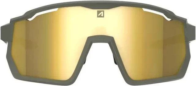 AZR Pro Race Rx Sonnenbrille, Wrap, Vollrand, Unisex, green, grey - Bild 1