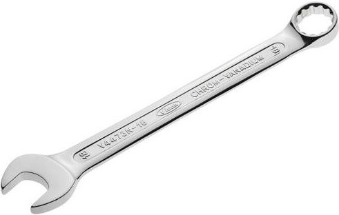 Vigour Ring-Maulschlüssel V4473N-18 in Silber mit 18 mm Schlüsselweite - Bild 1