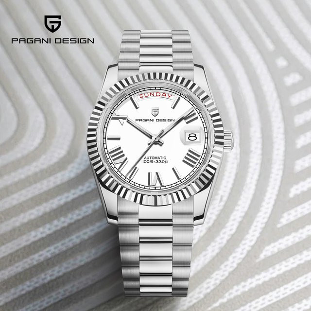 PAGANI DESIGN Armbanduhr, Automatik, Edelstahl, Saphirglas, 40 mm, Herren - Bild 1